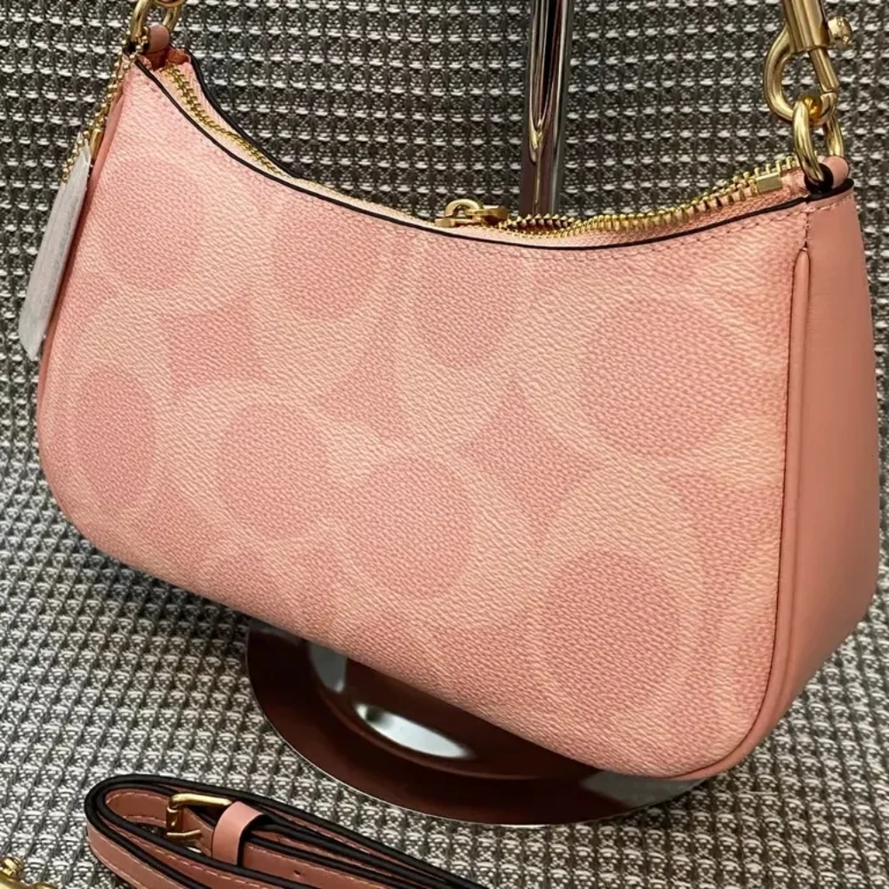 NWT!COACH TERI SHOULDER BAG IN SIGNATURE CANVAS(COACH CAL51 - Picture 5 of 8